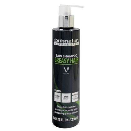 Шампоан за ревитализиране на мазен скалп Abril et Nature Greasy Hair Bain Shampoo 250 ml 