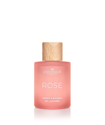 Почистващо масло за лице с подхранващ и подмладяващ ефект Cocosolis ROSE Purify & Nourish Oil Cleanser 50ml