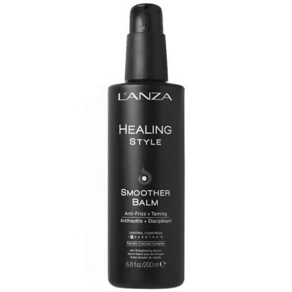 Крем за изглаждане на косата със сешоар без изплакване LANZA Healing Smooth Smoother Straightening Balm 200ml