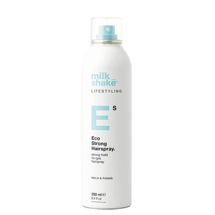 Неаерозолен лак за коса с млечни протеини и UV филтри milk_shake Eco Strong Hairspray 250 ml