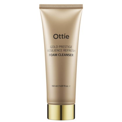 Почистваща пяна за лице Златна серия Ottie Gold Prestige Resilience Refresh Foam Cleanser 150 ml 
