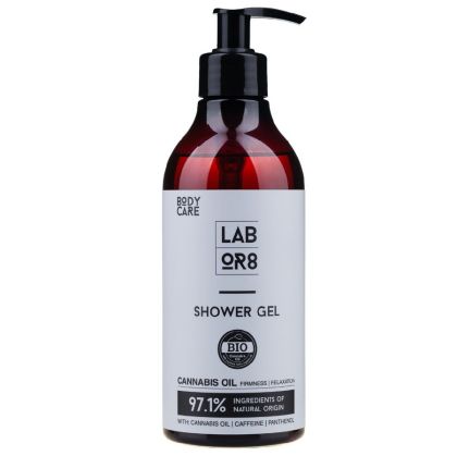 Натурален душ гел с конопено масло Labor8 Hemp Shower Gel 380 ml 
