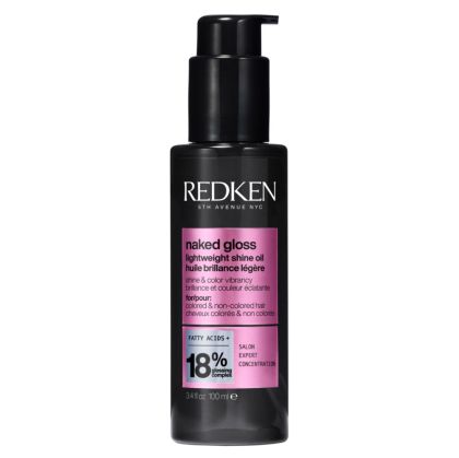 Олио за блясък с топлинна защита на косата Redken Naked Gloss Hair Oil for Shine and Color Vibrancy 100ml