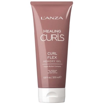 Гел с лека фиксация за къдрава коса с растителни масла и протеин Lanza Curl Flex Memory Gel 200ml