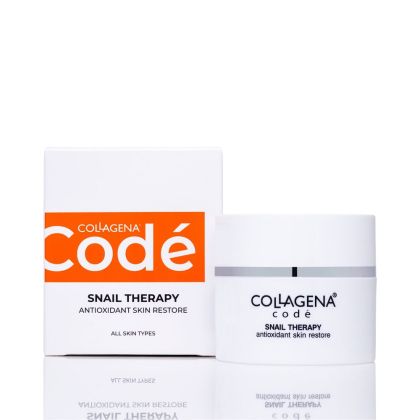 Регенериращ крем за лице с муцин от охлюв Collagena Code Snail Therapy 50 ml