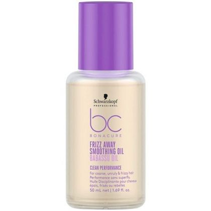 Интензивно изглаждащо олио за непокорна коса Schwarzkopf Professional BC Frizz Away Smoothing Oil 50ml
