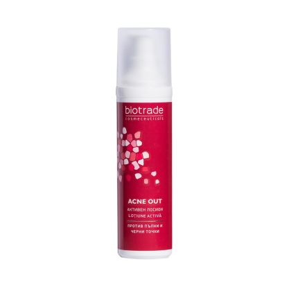 Локален лосион за третиране на акне и несъвършенства BIOTRADE Acne Out Active Lotion 60ml