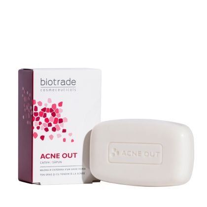 Почистващ сапун за лице BIOTRADE Acne Out Soap 100g