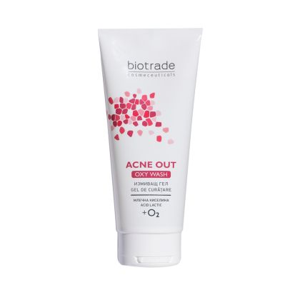 Измивен гел за лице BIOTRADE Acne Out Oxy Wash 200ml