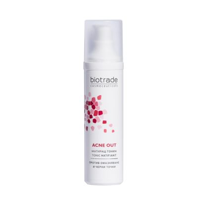 Матиращ за мазна и склонна към акне кожа BIOTRADE Acne Out Mattifying Tonic 200ml