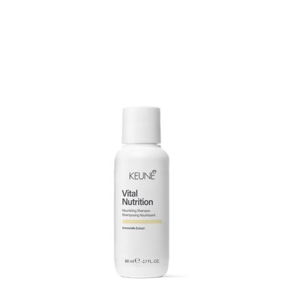 Мини шампоан за суха и увредена коса KEUNE Vital Nutrition Shampoo 80ml