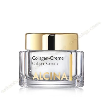 Подхранващ крем за лице против бръчки с колаген и силикон Alcina Collagen-Crème 50  мл.