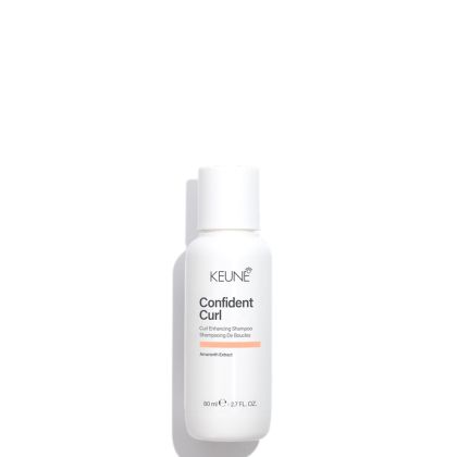 Мини безсулфатен шампоан за къдрава коса с амарант KEUNE Care Confident Curl Shampoo 80ml