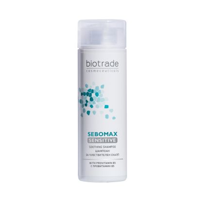 Успокояващ шампоан за чувствителен скалп BIOTRADE Sebomax Sensitive Soothing Shampoo 200ml
