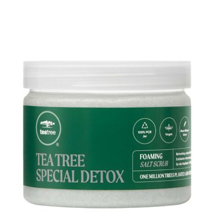 Скраб за ексфолиране на сух скалп Paul Mitchell Tea Tree Special Detox Foaming Salt Scrub 184g