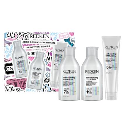 Възстановяваща грижа за увредена коса в лимитирана кутия Redken Acidic Bonding Kit 2025