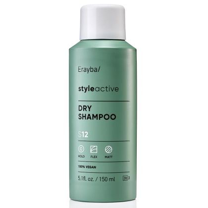 Сух шампоан за обем и против омазняване Erayba StyleActive S12 Dry Shampoo 150ml