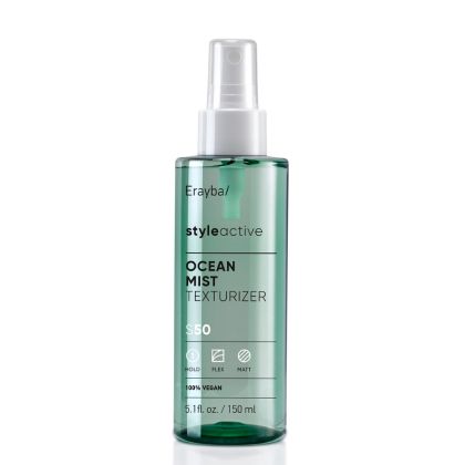 Текстуриращ спрей с морска сол за плажни вълни, обем и матов ефект Erayba StyleActive S50 Ocean Mist Texturizer 150ml