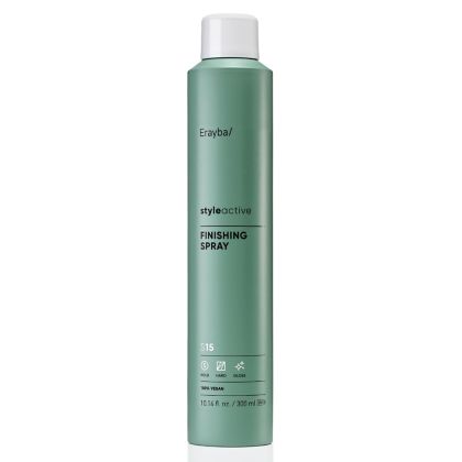 Влагоустойчив лак за коса със силна фиксация и блясък Erayba StyleActive S15 Finishing Spray 300ml