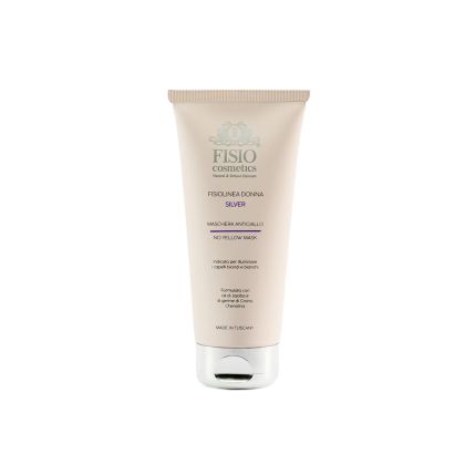 Неутрализираща бутикова маска против жълти оттенъци при руса коса Fisio Cosmetics Silver No Yellow Mask 200ml