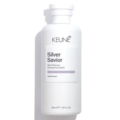 Неутрализиращ матиращ шампоан за свеж тон на руса и сребриста коса Keune Care Silver Savior Shampoo 300ml