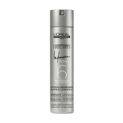 Професионален хипоалергенен лак за коса със супер силна фиксация L'Oréal Professionnel Infinium Pure Extra - Strong 300 мл