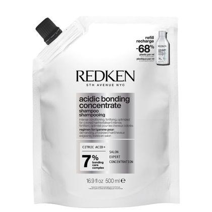 Пълнител за шампоан за увредена коса REDKEN Acidic Bonding Concentrate Shampoo Refill Pouch 500ml