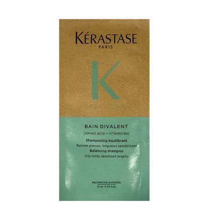 Балансиращ шампоан за мазни корени и сухи краища Kerastase Bain Divalent 10ml
