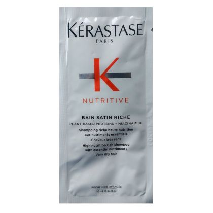 Интензивно подхранващ шампоан за много суха коса с хидратиращо действие Kerastase Nutritive Bain Satin Riche 10мл