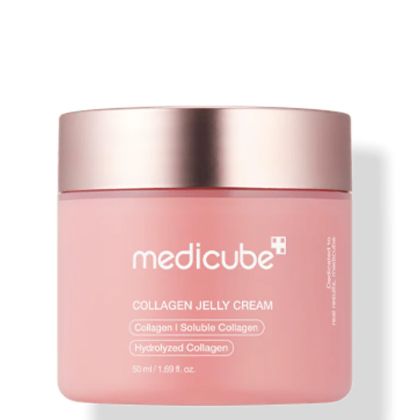 Уплътняващ желе-крем с колаген за еластична, гладка и сияйна кожа Medicube Collagen Jelly Cream 50ml