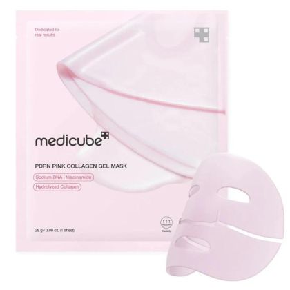 Колагенова маска с PDRN за стегната сияйна кожа Medicube PDRN Pink Collagen Gel Mask 4х28g