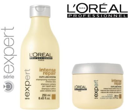 Комплект интензивно подхранващи шампоан и маска за много суха коса L`Oreal Professionnel - Intense Repair 250+200 мл.