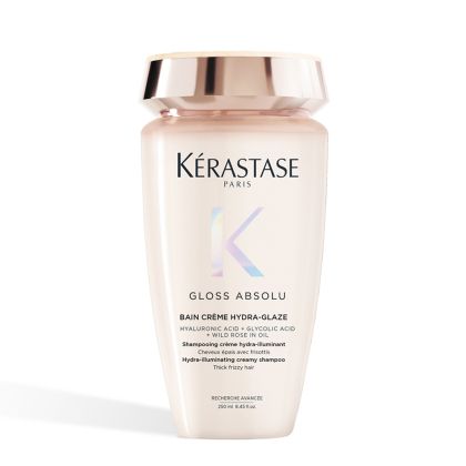 Гланциращ крем шампоан за плътна непокорна коса Kerastase Gloss Absolu Bain Creme Hydra-Glaze Shampoo 250ml