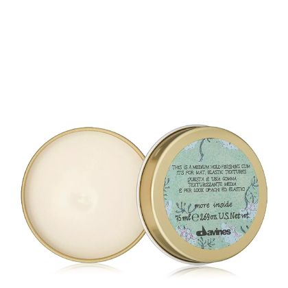 Лек стилизиращ клей с матов завършек за всеки тип коса Davines Medium Hold Finishing Gum 75ml