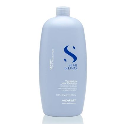 Уплътняващ шампоан за изтъняла коса Alfaparf Semi Di Lino Density Thickening Low Shampoo 1000ml