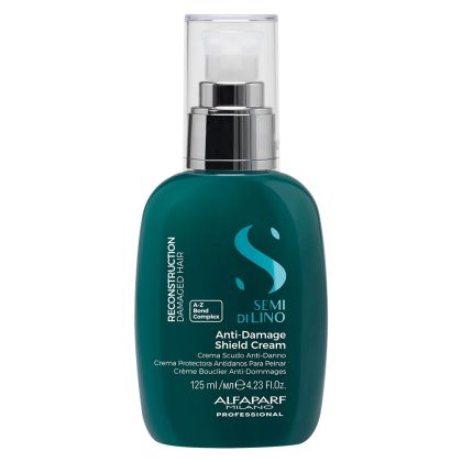 Термозащитен възстановяващ крем за увредена коса Alfaparf Semi di Lino Reconstruction Anti-Damage Shield Cream 125ml