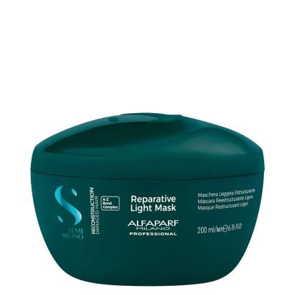 Дълбоко възстановяваща маска за фина увредена коса Alfaparf Semi di Lino Reconstruction Reparative Light Mask 200ml