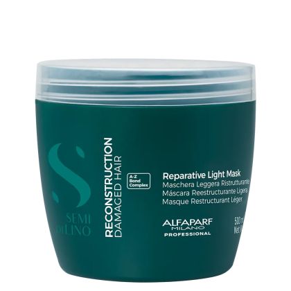 Дълбоко възстановяваща маска за фина увредена коса Alfaparf Semi di Lino Reconstruction Reparative Light Mask 500ml