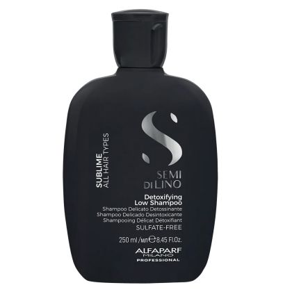 Детоксикиращ шампоан за дълбоко почистване Alfaparf Semi di Lino Sublime Detoxifying Low Shampoo 250ml