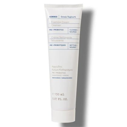  Измиваща крем-пяна за лице с пробиотици Korres Greek Yoghurt Foaming Cream Cleanser 150ml