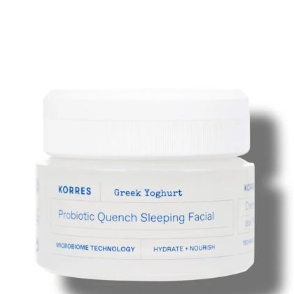Нощна крем-маска за дълбока хидратация Korres Greek Yoghurt Probiotic Quench Sleeping Facial 40ml