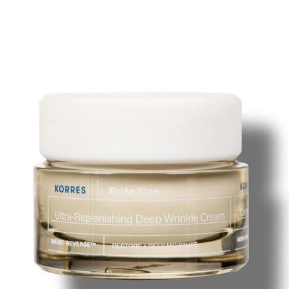 Дневен крем за дълбоки бръчки при менопауза Korres White Pine Ultra-Replenishing Deep Wrinkle Cream 40ml