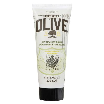 Хидратиращо мляко за тяло с цвят от маслиново дърво Korres Pure Greek Olive Body Cream Olive Blossom 200ml