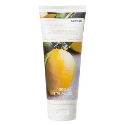 Хидратиращо мляко за тяло с лимон и босилек Korres Basil Lemon Body Smoothing Milk 200ml
