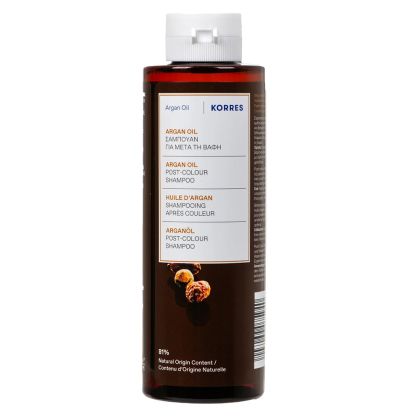 Шампоан за боядисана коса с арганово масло Korres Argan Oil Post-Colour Shampoo 250ml