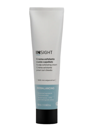 Ребалансиращ ексфолиант за мазен скалп и всеки тип коса INSIGHT Rebalancing Scalp Exfoliating Cream 180ml