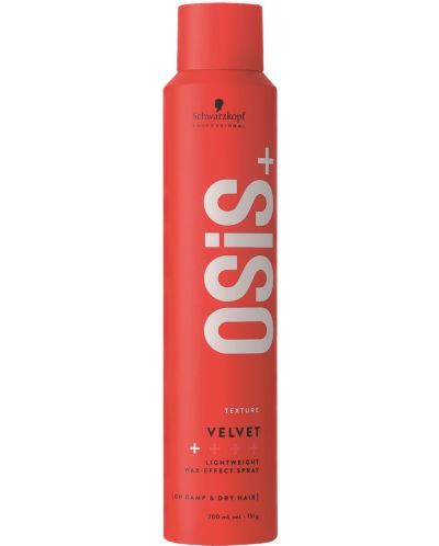 Лек спрей с восъчен ефект Schwarzkopf Professional Style Osis+ Velvet  200ml