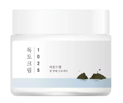 Лек овлажняващ крем за лице за ежедневна грижа ROUND LAB 1025 Dokdo Cream 80 ml