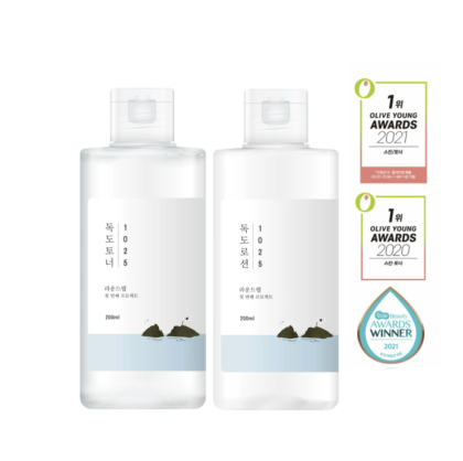 Комплект тонер и лосион за хидратация 100 ml + 200 ml ROUND LAB 1025 Dokdo Toner & Lotion Special Set