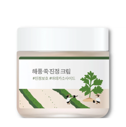 Успокояващ крем за лице с пелин ROUND LAB Mugwort Calming Cream 80 ml